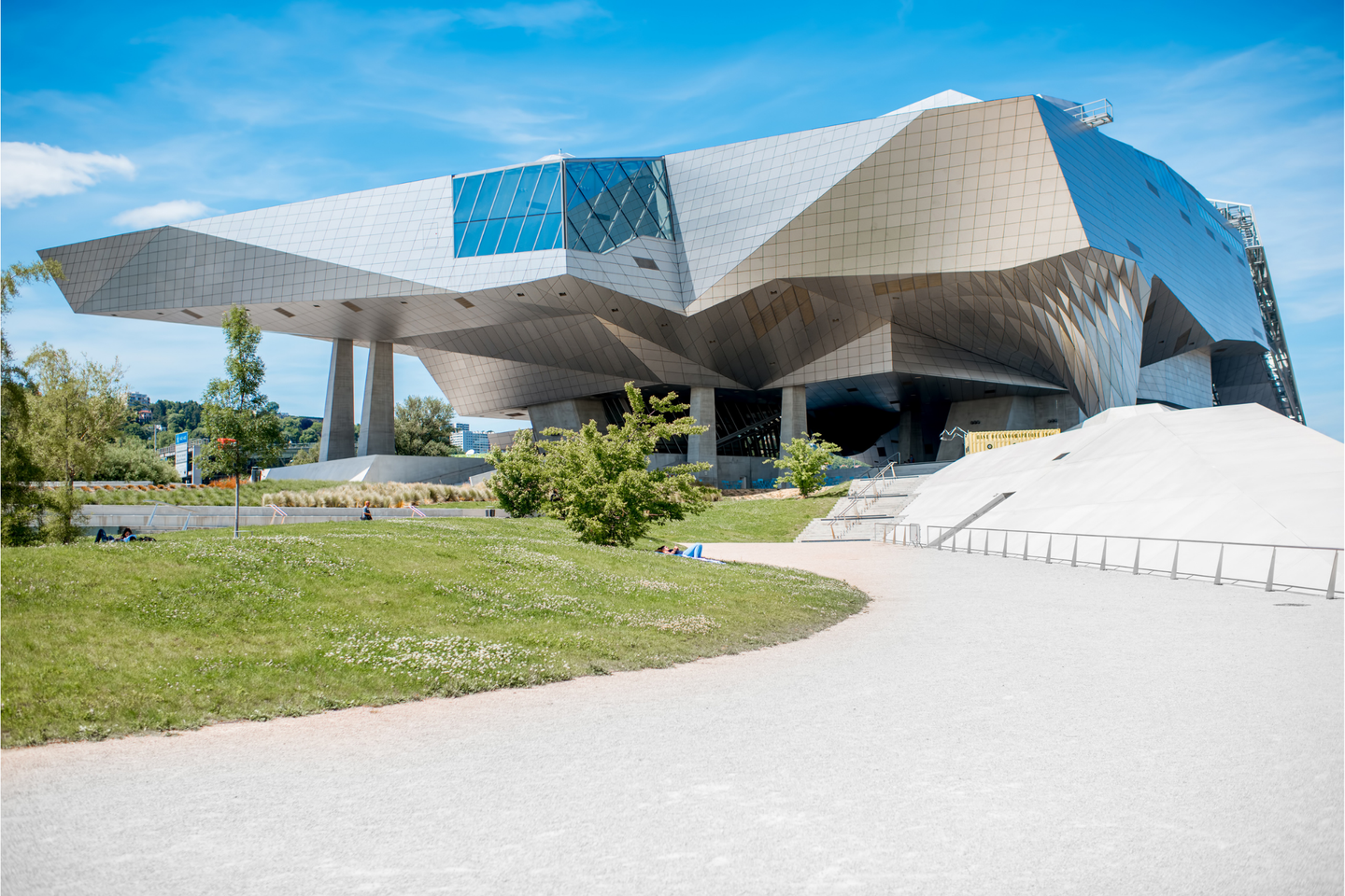 Musee des Confluences, a science and anthropology museum in Lyon, France