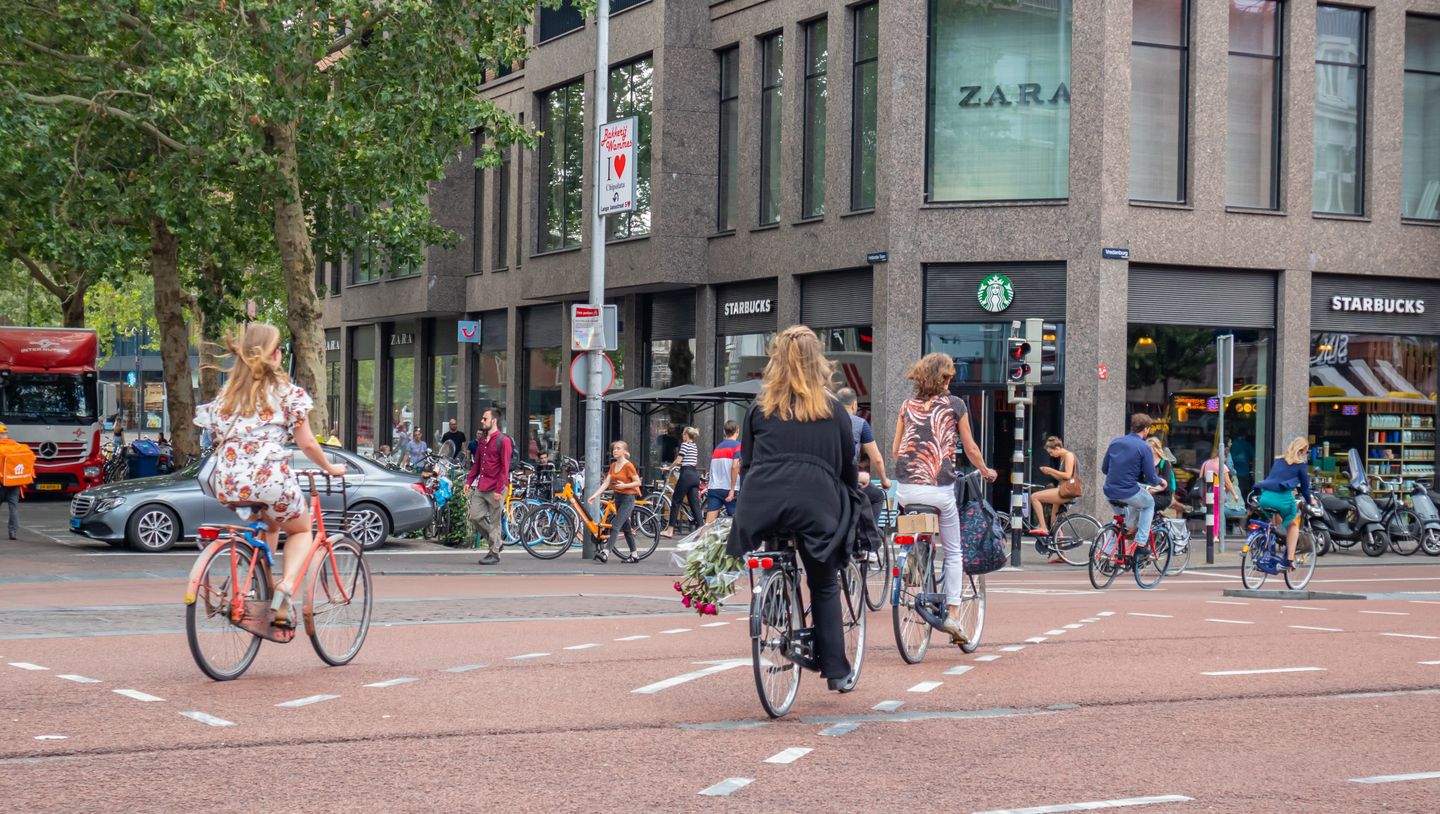 7 reasons to visit Utrecht People riding bicycles in Utrecht city centre