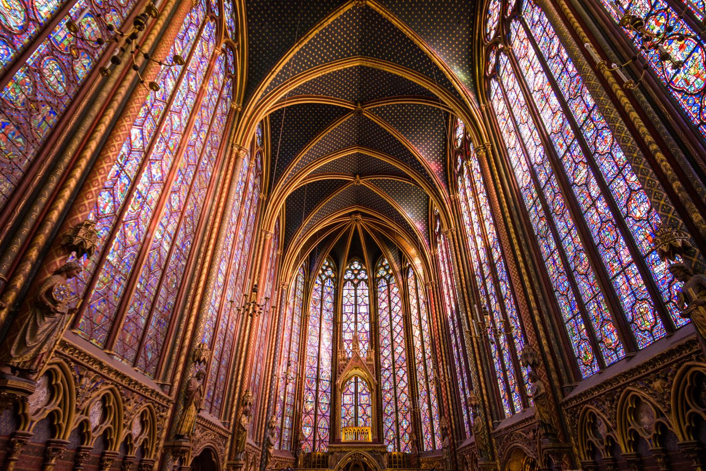 3 days in Paris: an itinerary for first-time visitors Stained glass windows in the Sainte-Chapelle, Holy Chapel, in Paris