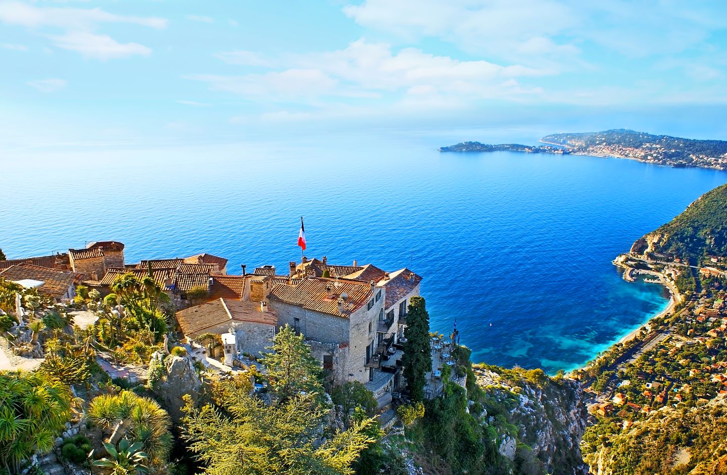 10 reasons to visit Nice in the Cote d'Azur Looking down at the coast from Eze, a town on the French Riviera