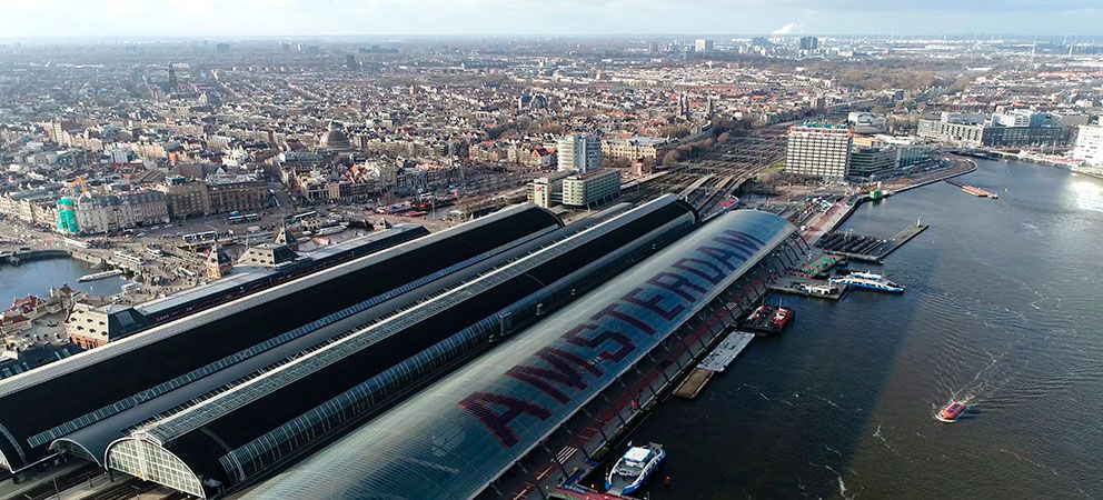 Amsterdam Central Train Station Trip to Amsterdam